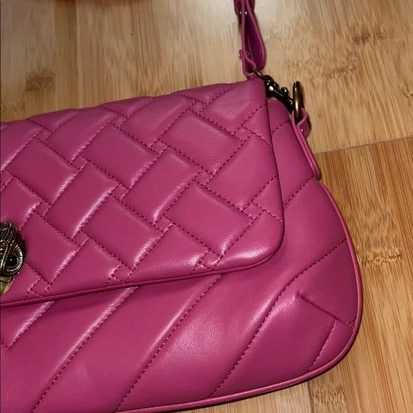 Kurt Geiger Leather Long Kensington Shoulder Crossbody Bag - Picture 3 of 11